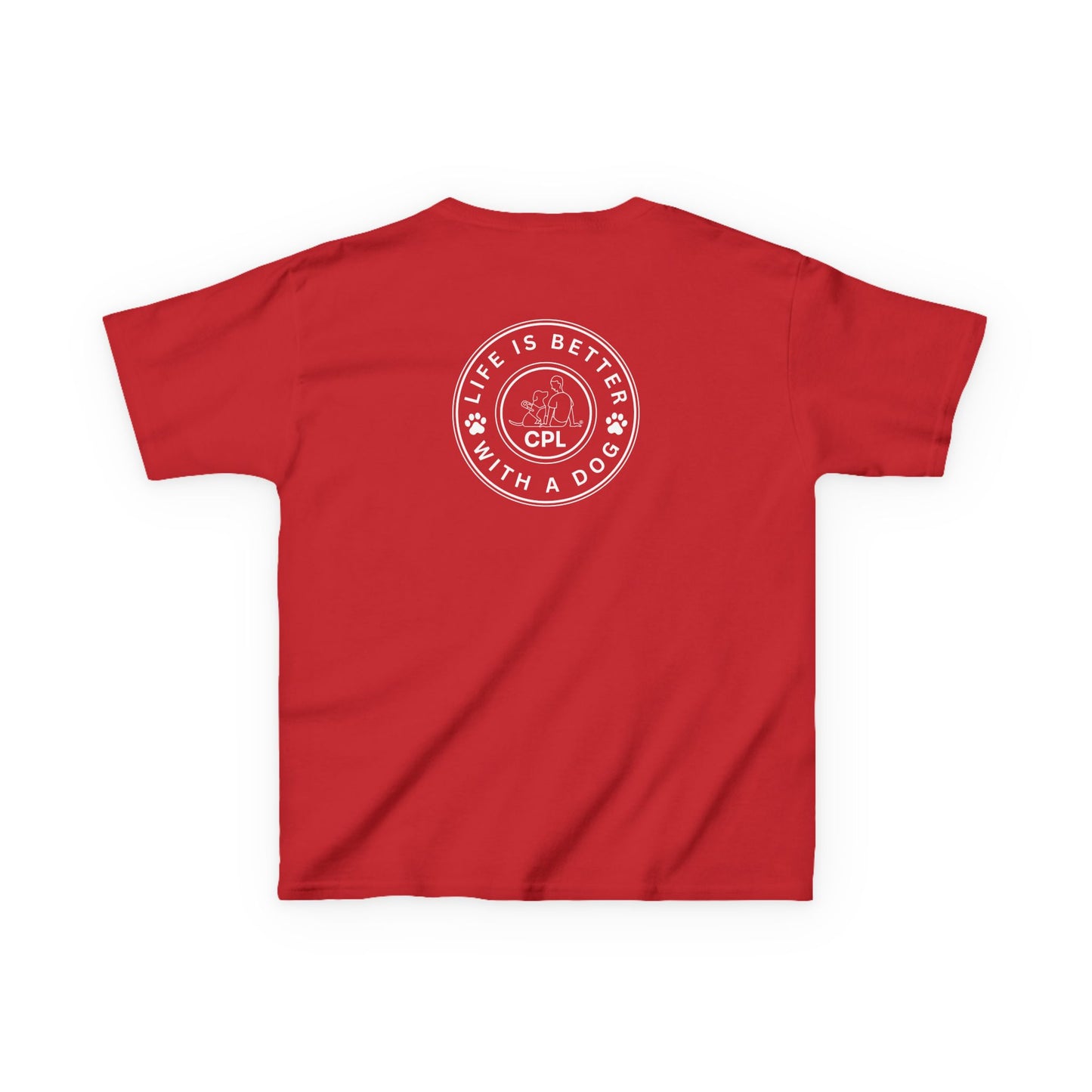 Life is Better with a Dog Kids Gildan T-Shirt