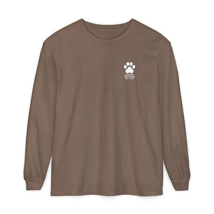 Life is Better with a Dog Unisex Comfort Colors Long Sleeve