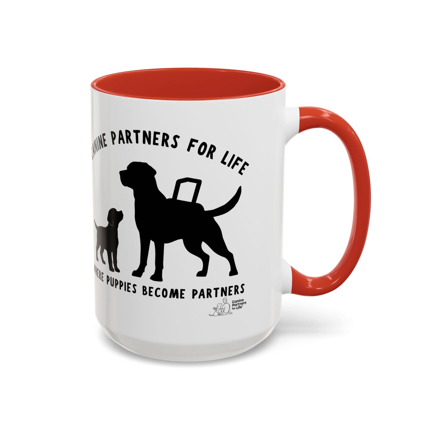 Where Puppies Become Partners Coffee Mug