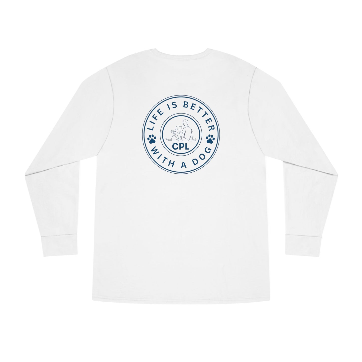 Life is Better with a Dog Unisex Long-Sleeve T-Shirt