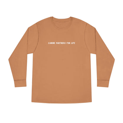 Where Puppies Become Partners Unisex Long-Sleeve T-Shirt
